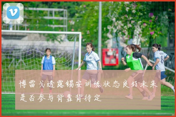 博雷戈透露锡安训练状态良好未来是否参与背靠背待定