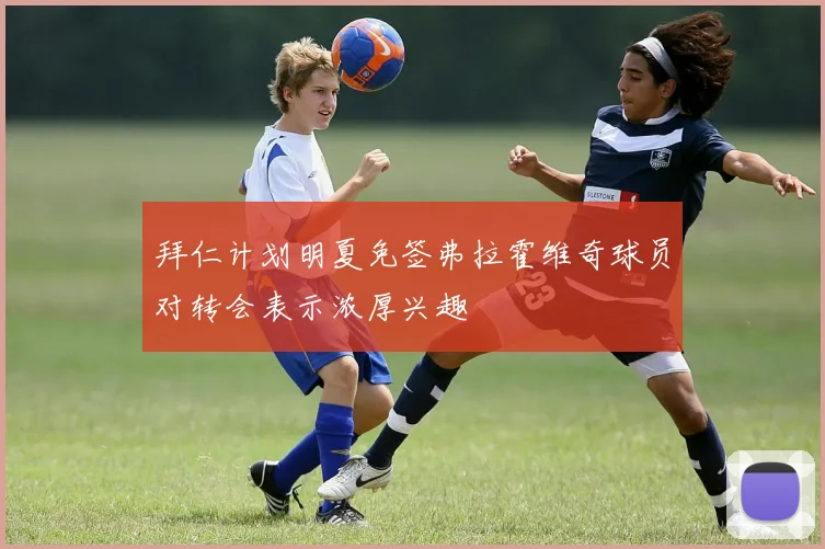 拜仁计划明夏免签弗拉霍维奇球员对转会表示浓厚兴趣